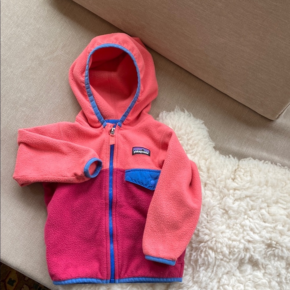Patagonia Kids' Micro D snap fleece jacket 12-18 month